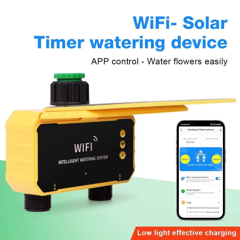 Smart Garden Products - وحدة تحكم بالري بالطاقة الشمسية مع
