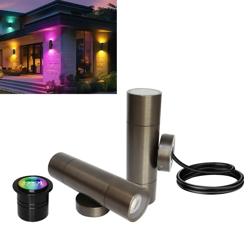 Smart Garden Light - مصباح جداري خارجي LED من النحاس