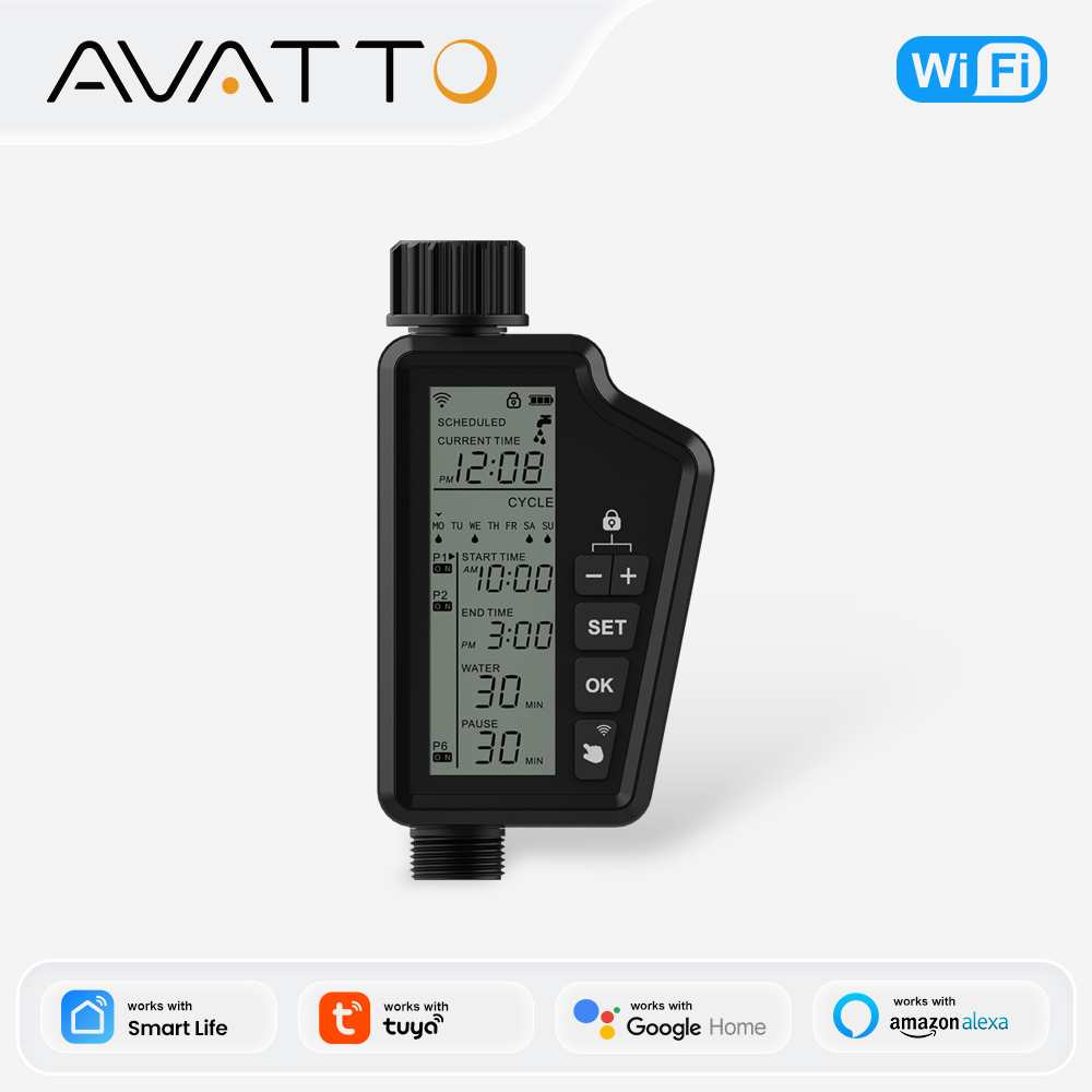Smart Garden Products - مؤقت سقي الحديقة الذكي AVATTO Tuya