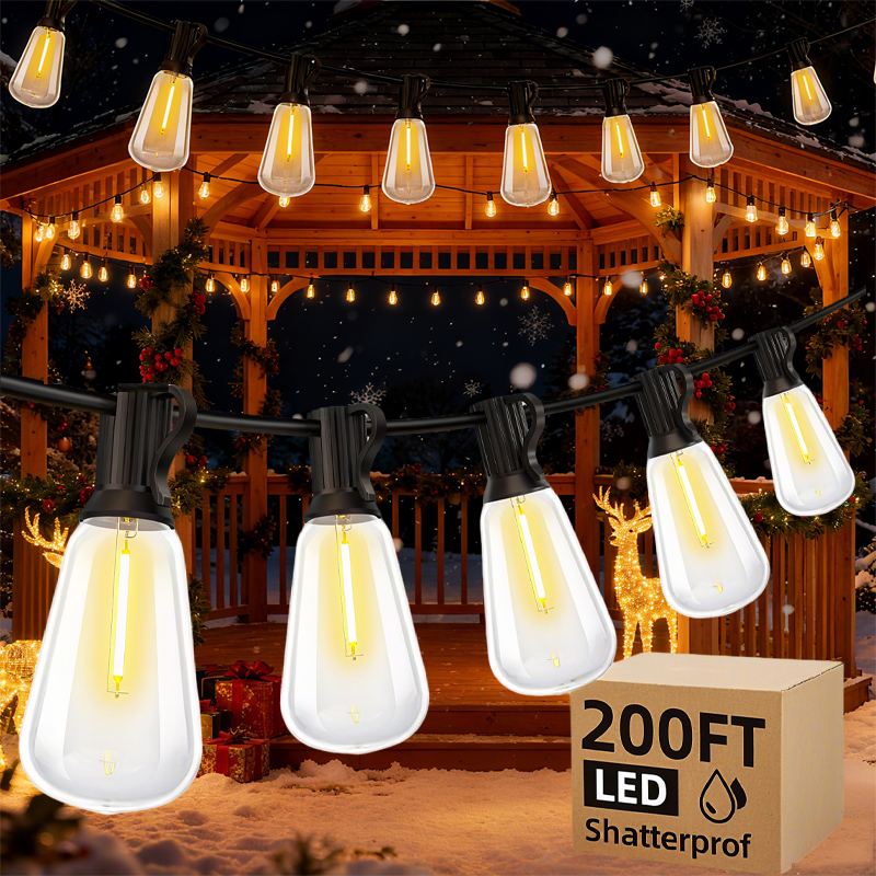 Smart Garden Light - 200FT LED في الهواء الطلق سلسلة