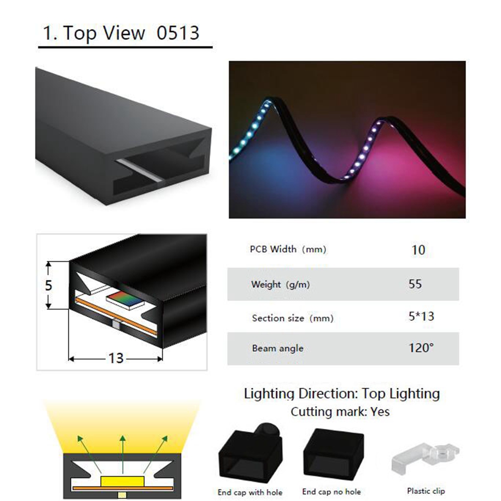 WS2812B WS2811 SK6812 LED الني - مراجعة Led Plant Light Strip وسعره