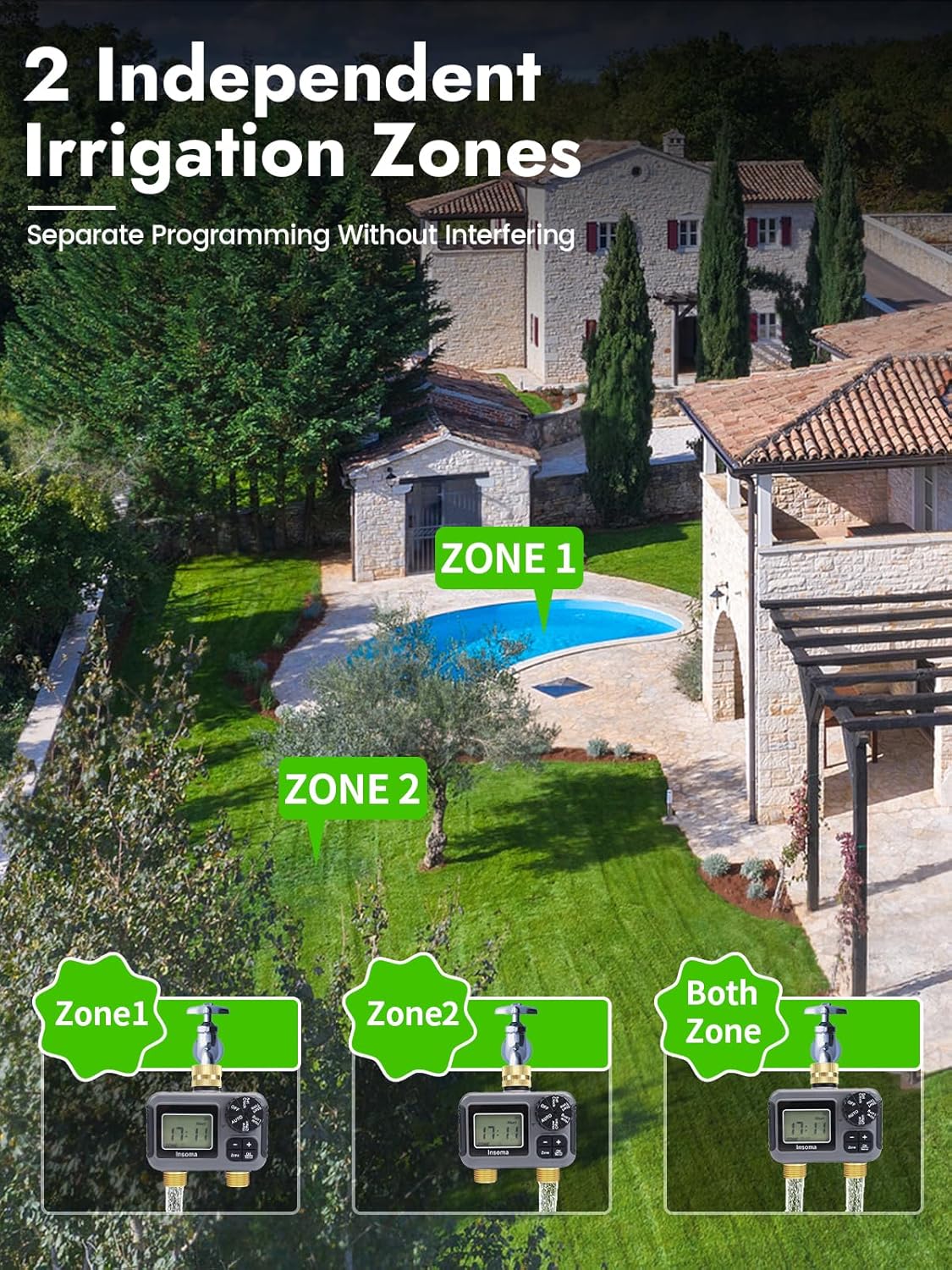 منافذ مزدوجة نظام الري الذكي م - مراجعة Smart Garden Monitoring System وسعره