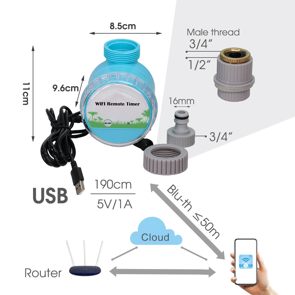 30-50 متر حديقة ذكية نظام الري - مراجعة Smart Garden Products وسعره
