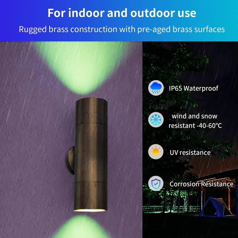 مصباح جداري خارجي LED من النحا - مراجعة Smart Garden Light وسعره