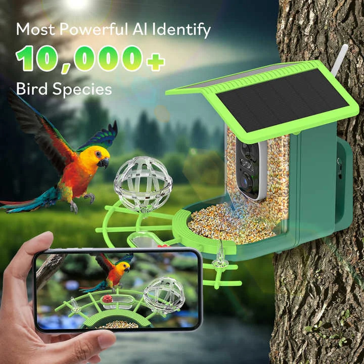 جهاز تغذية الطيور الذكي بالذكا - مراجعة Smart Garden Ai وسعره