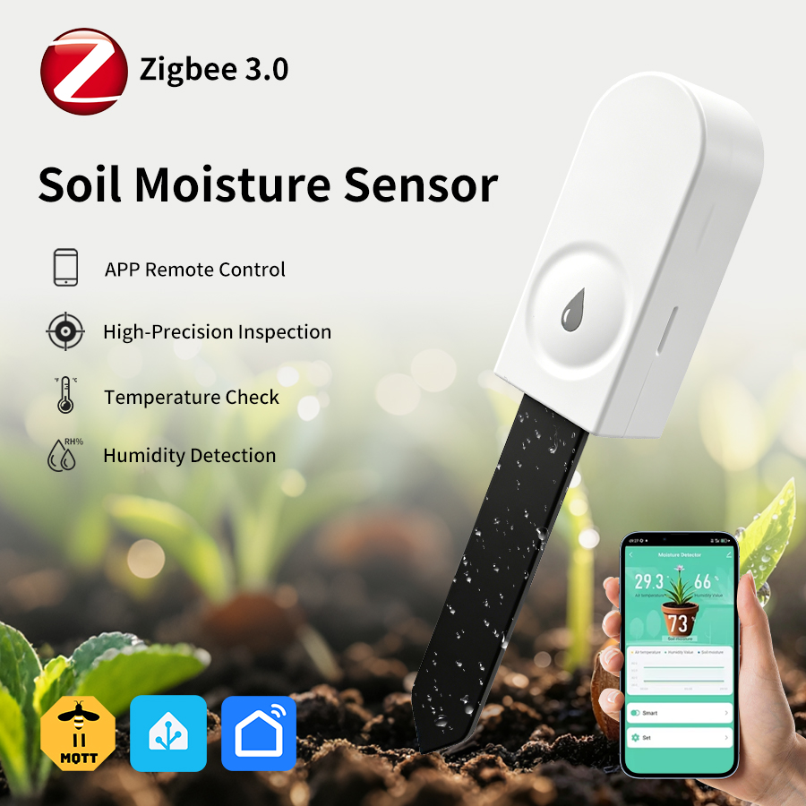 جهاز استشعار رطوبة التربة الذك - مراجعة Smart Garden Zigbee وسعره