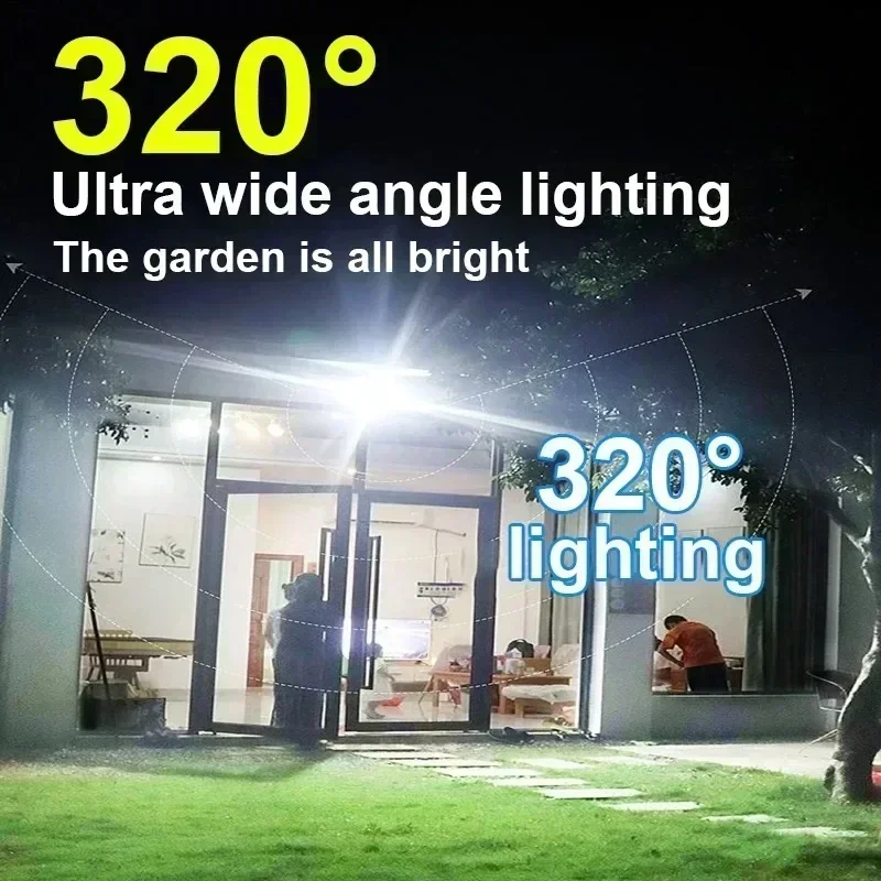 12000LM مصباح الجدار الشمسي ال - مراجعة Smart Garden Light وسعره