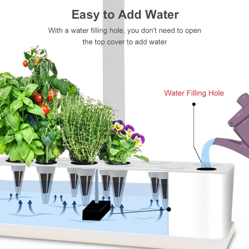 نظام زراعة مائية ذكي بـ 9 وحدا - مراجعة Smart Garden Light وسعره