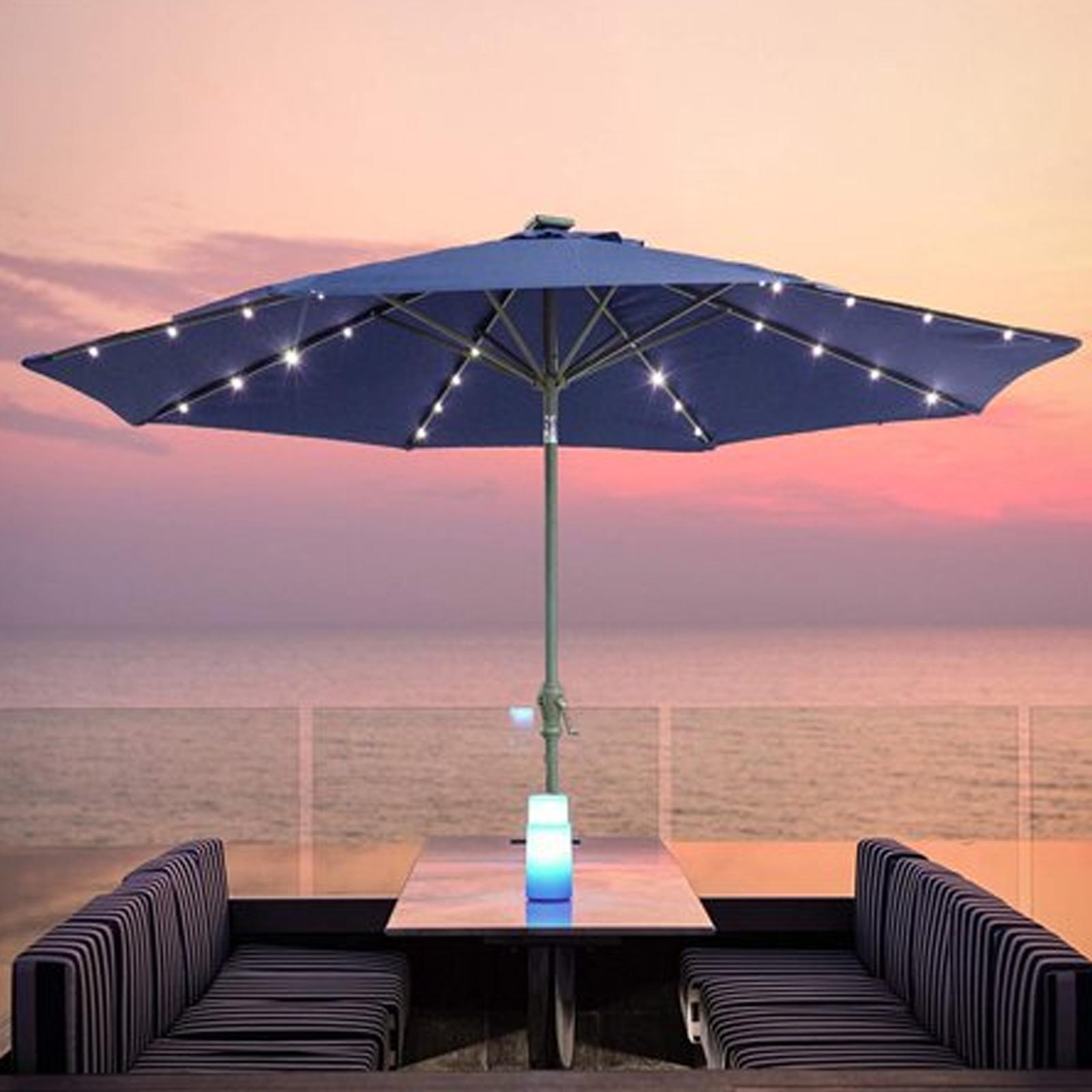 مصباح شمسي على شكل مظلة مع 104 - مراجعة Smart Garden Light وسعره