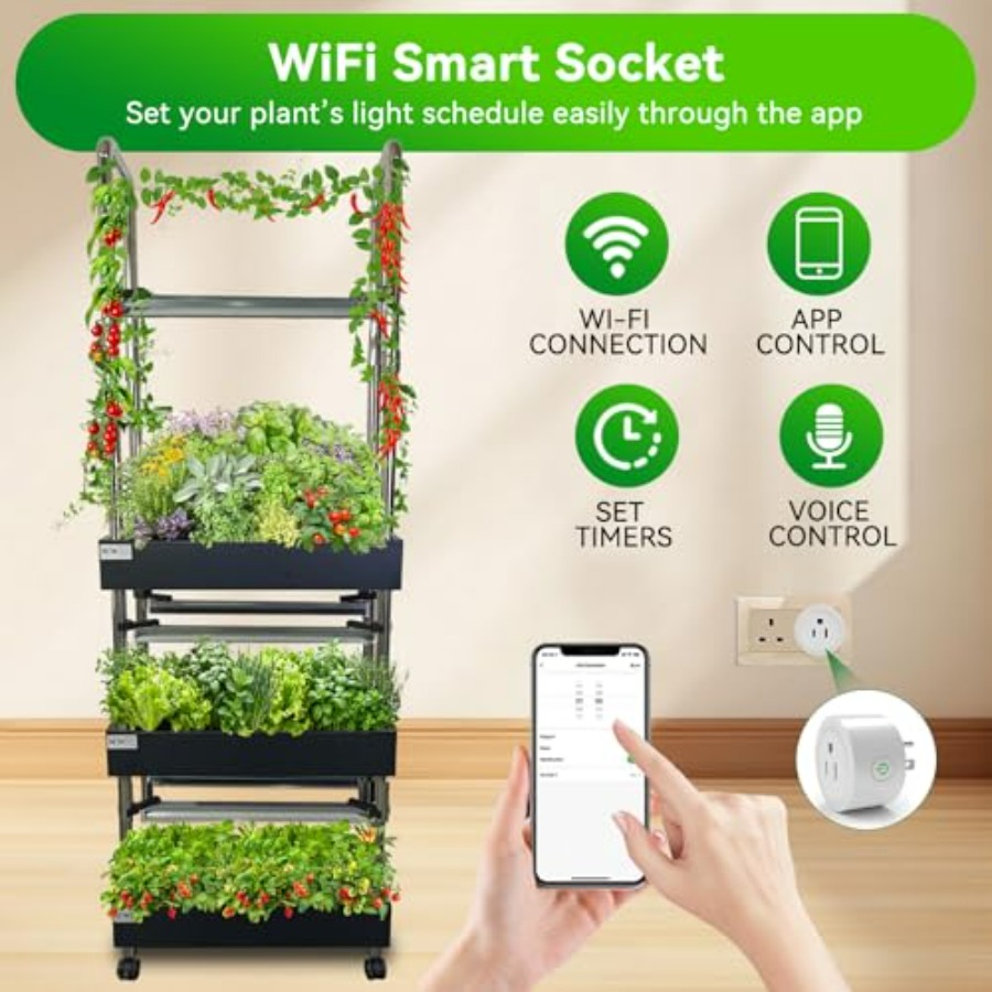 نظام زراعة مائية داخلي: حديقة  - مراجعة Smart Garden Light وسعره