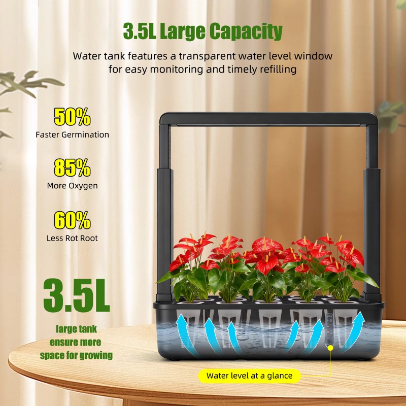 نظام حديقة ذكي للزراعة المائية - مراجعة Smart Garden At Home وسعره