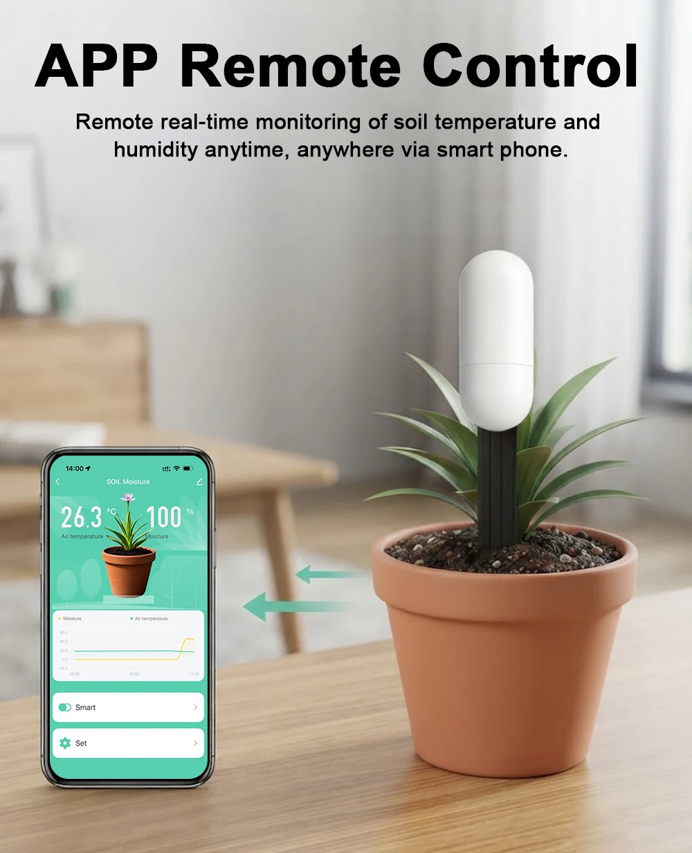 جهاز استشعار الرطوبة ودرجة الح - مراجعة Smart Garden Products وسعره