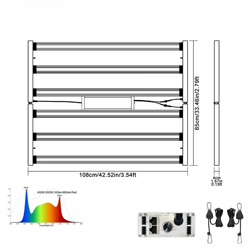 مصباح نمو نباتات LED تجاري عال - مراجعة Led Plant Light Strip وسعره