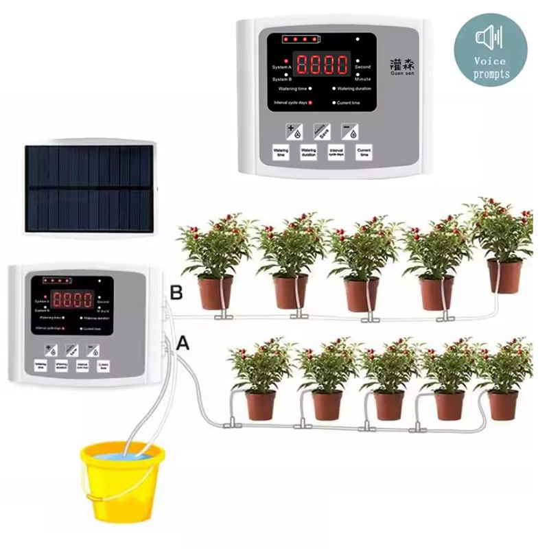 نظام الري بالطاقة الشمسية للحد - مراجعة Smart Garden Project وسعره