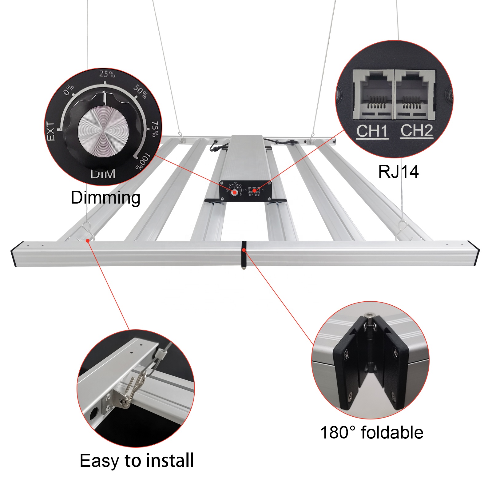 أضواء نمو نباتية قابلة للطي من - مراجعة Led Plant Light Strip وسعره